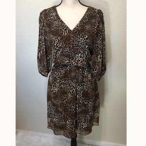 Leopard Print Enfocus Dress